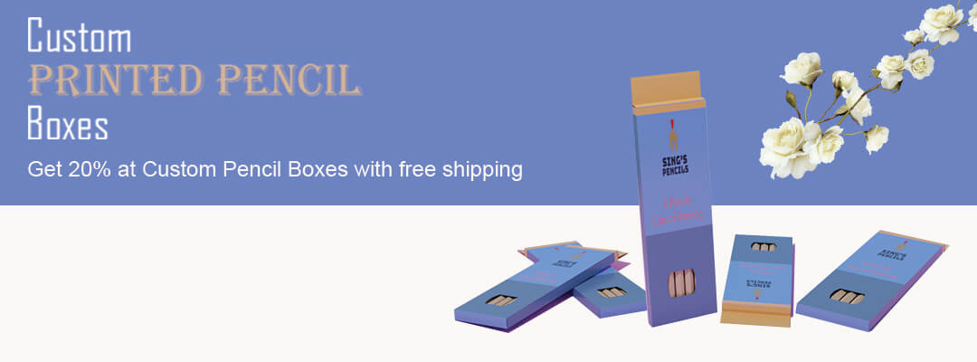 Custom Printed Pencil Boxes Wholesale at Rush Packaging